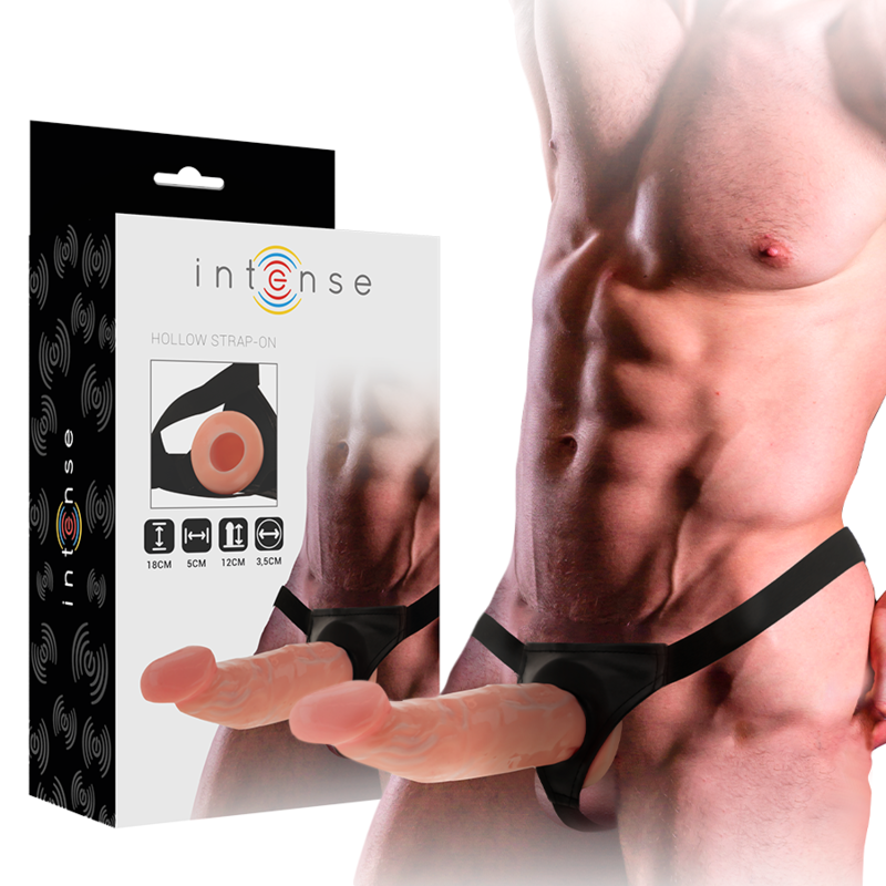 Intense For Him-Imbracatura Vuoto con Dildo 18 X 3.5 cm 1 Intense For Him-Imbracatura Vuoto con Dildo 18 X 3.5 cm · Anelli & Guaine per pene