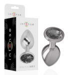 Intense Anal Toys-Plug anale in alluminio con cristallo Nero 7 Intense Anal Toys-Plug Anal din Aluminiu cu Cristal Negru · Accesorii BDSM