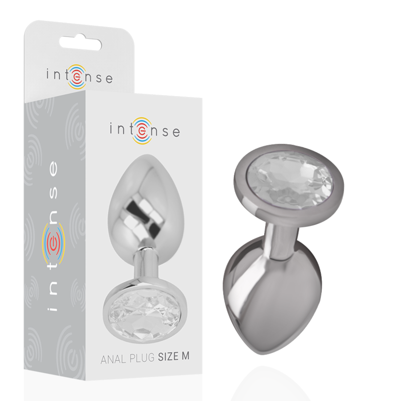 Intense Anal Toys-Plug anale in metallo Alluminio con Cristallo 1 Intense Anal Toys-Plug anale in metallo Alluminio con Cristallo · Accessori BDSM
