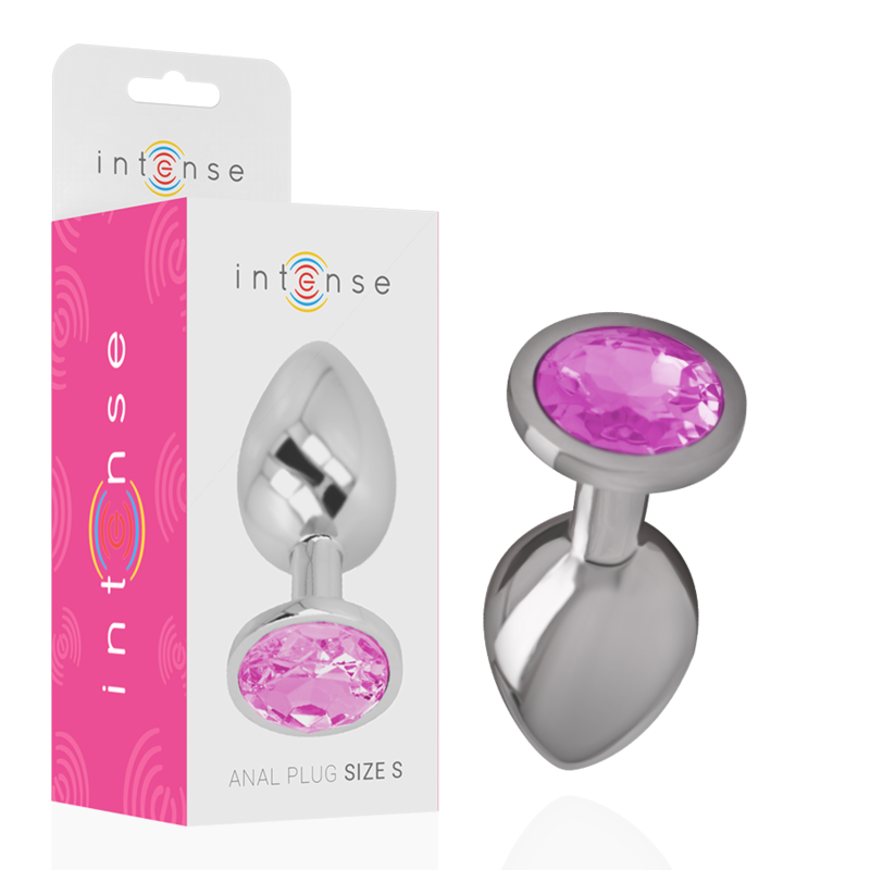 Intense Anal Toys-Plug anale in metallo alluminio con cristallo Rosa-Taglia S 1 Intense Anal Toys-Plug anale in metallo alluminio con cristallo Rosa-Taglia S · Accessori BDSM