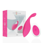 Intense Remote Control-Panty con Telecomando Rosa-Silicone, 10 velocità · Vibratori