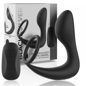 Black&silver-Massaggio anale con telecomando ricaricabile in silicone 13 Black&silver-Massaggio anale con telecomando ricaricabile in silicone — BLACK&SILVER · Giocattoli anali (imaginea 6)