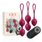 Cici Beauty-Premium Silicone 3 Palline vaginali Vibratori · Giocattoli anali