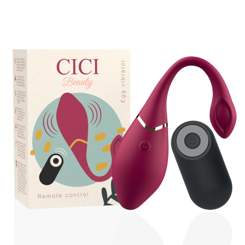 Cici Beauty-Uovo Vibratore Silicone Premium, Controllo 1 Cici Beauty-Uovo Vibratore Silicone Premium, Controllo · Giocattoli anali