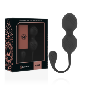 Rithual-Nisha Palline vaginali Ricaricabile Nero · Giocattoli anali