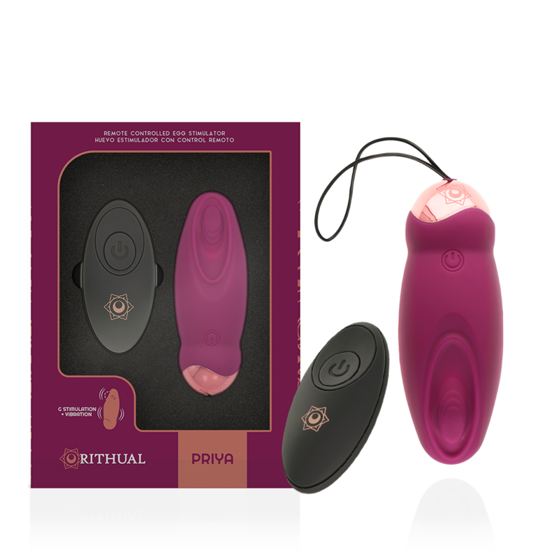 Rithual-Priya Uovo Vibratore Telecomando G-spot + Vibrazione-Silicone 2 Rithual-Priya Uovo Vibratore Telecomando G-spot + Vibrazione-Silicone · Vibratori (imaginea 2)