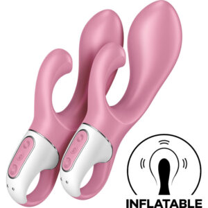 Satisfyer Vibrator-Satisfyer Air Pump Bunny 2 Rosa-Silicone, 12
