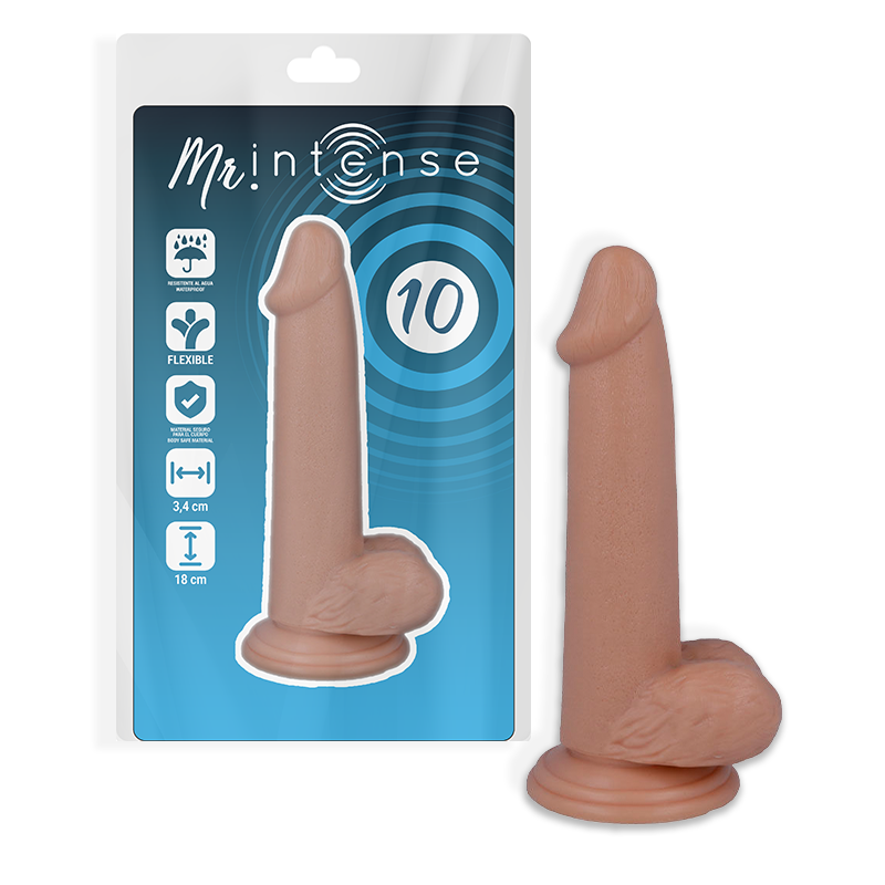 Mr. Intense Dildos-10 Dildo Realist 18 Cm -o- 3.4 Cm-PVC, Ventosa · Dildo & Stimolatori (imaginea 7)
