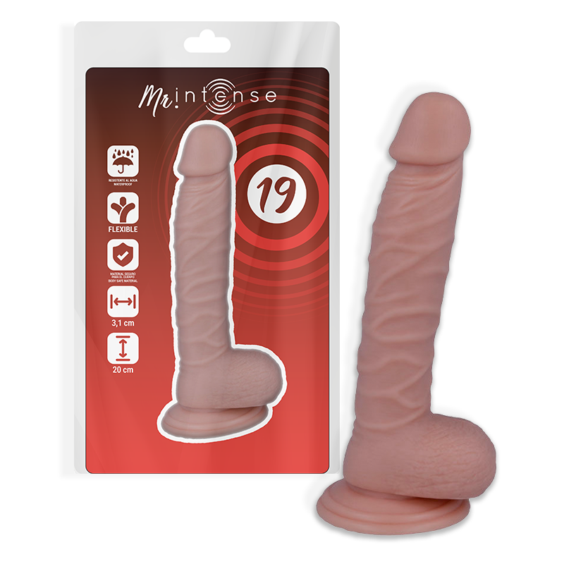 Mr. Intense Dildos-19 Dildo Realist 20 Cm -o- 3.1 Cm-Ventosa · Dildo & Stimolatori (imaginea 7)