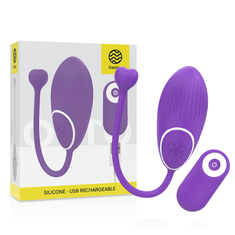Galatea-Otto con Telecomando Click&play-Silicone, 10 velocità