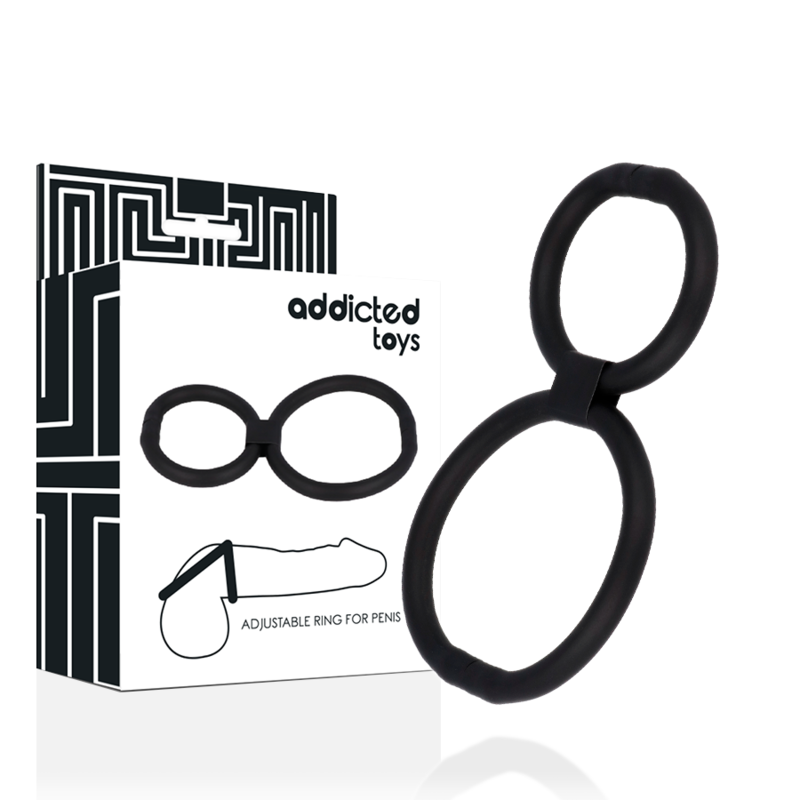 Addicted Toys-Anelli Regolabili per Penis-Silicone 2 Addicted Toys-Anelli Regolabili per Penis-Silicone · Anelli & Guaine per pene (imaginea 2)