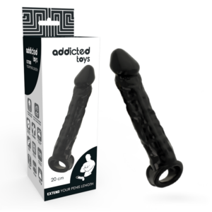 Addicted Toys-Estensione Peniana TPE · Anelli & Guaine per pene (imaginea 5)