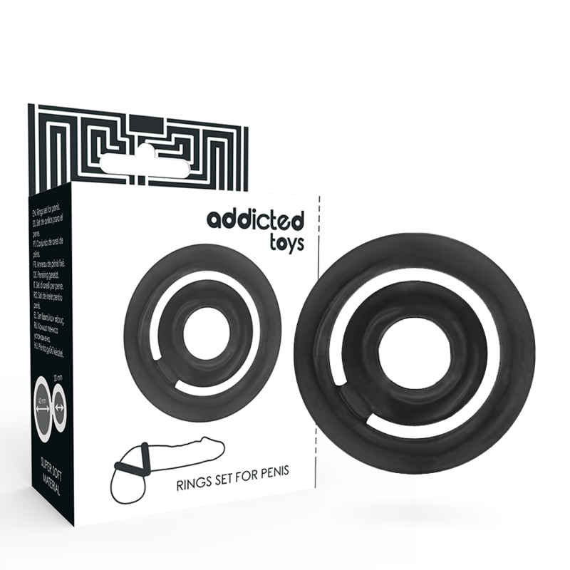 Addicted Toys-Potenza - Anello C per Pene Silicone 22 Addicted Toys-Potenza - Anello C per Pene Silicone · Anelli & Guaine per pene (imaginea 4)