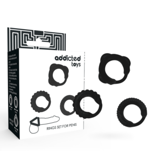 Addicted Toys-Set C-ring · Anelli & Guaine per pene (imaginea 4)