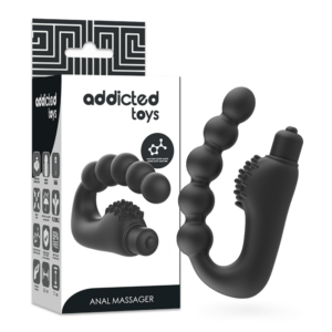Addicted Toys-Massaggiatore Prostatico Anale con Vibrazioni-Silicone · Giocattoli anali (imaginea 6)