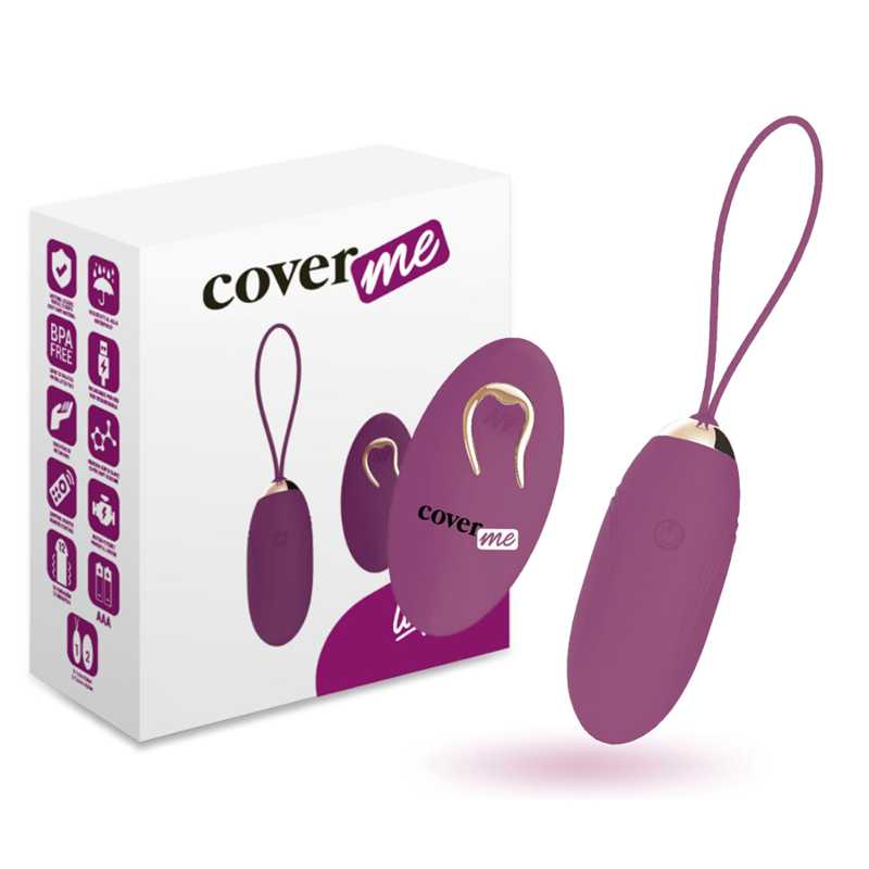 Coverme-Lilla Uovo con Telecomando-Silicio, 12 velocità 1 Coverme-Lilla Uovo con Telecomando-Silicio, 12 velocità · Vibratori