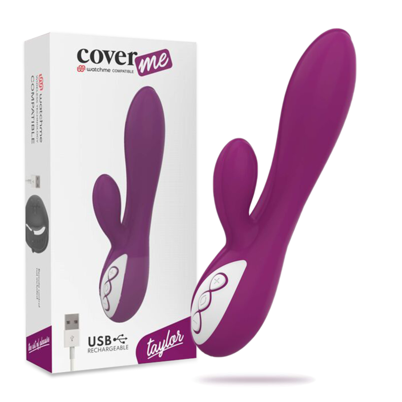 Coverme-Taylor Vibratore + Watchme Remote Control-Silicone, 10 · Vibratori (immagine 2)