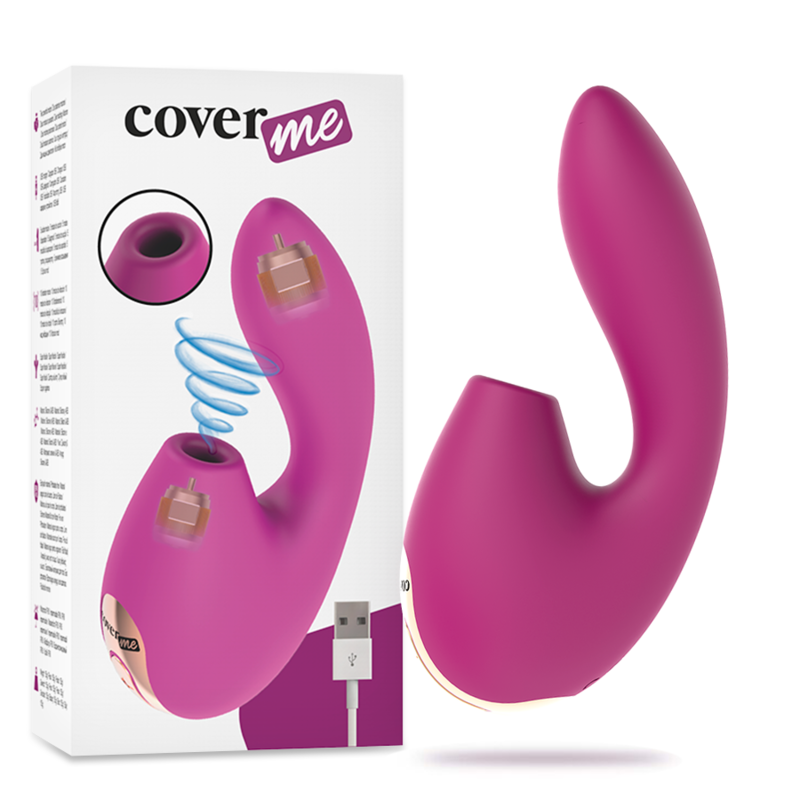 Coverme-Stimolatore clitorideo con suzione e potente vibratore · Vibratori (imaginea 9)
