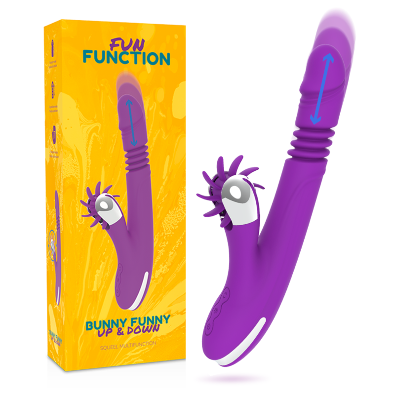 Fun Function-Bunny Funny Up & Down 2.0-Silicone, 7 velocità 1 Fun Function-Bunny Funny Up & Down 2.0-Silicone, 7 velocità · Vibratori