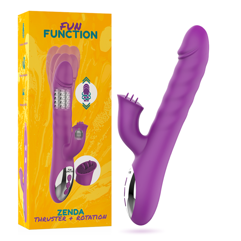 Fun Function-Zenda Thruster & Rotation-10 velocità, Ricaricabile