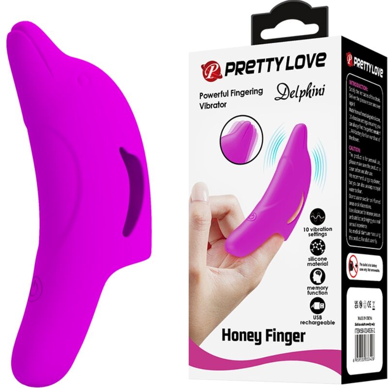 Fun Toys-Delphini Powerful Stimolatore di Dita-Silicone 3 Fun Toys-Delphini Powerful Stimolatore di Dita-Silicone — PRETTY LOVE · Vibratori (imaginea 3)
