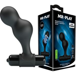 Mr Play-Spina vibrante anale in silicone Nero-10 velocità 19 Mr Play-Spina vibrante anale in silicone Nero-10 velocità · Accessori BDSM (imaginea 9)
