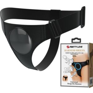 Harness Collection-Imbracatura Universale Nero-ABS, impermeabile — PRETTY LOVE · Strap-on & Imbracature (imaginea 6)