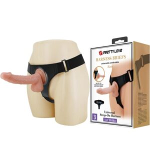 Harness Collection-Centură Harness Universal cu Dildo Kevin 19 — PRETTY LOVE · Strapon & Harness (imaginea 9)
