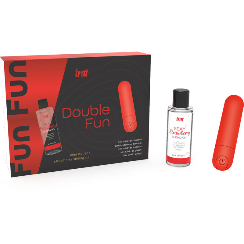 Intt Releases-Double Fun Kit con proiettile vibrante e gel da massaggio 3 Intt Releases-Double Fun Kit con proiettile vibrante e gel da massaggio · Dolciumi & Regali (imaginea 3)