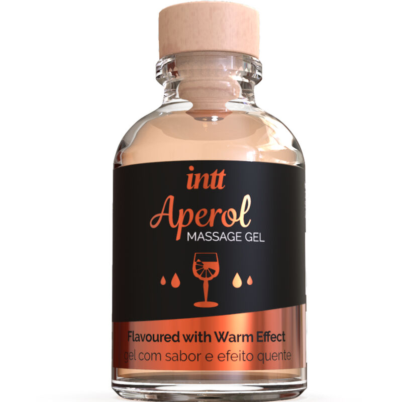 Intt Massage & Oral Sex-Gel Massaggio e Sesso Orale Aperol, Effetto