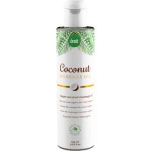 Intt Vegan Line-Olio da Massaggio Vegano Dolce con Aroma di Cocco · Massaggio erotico