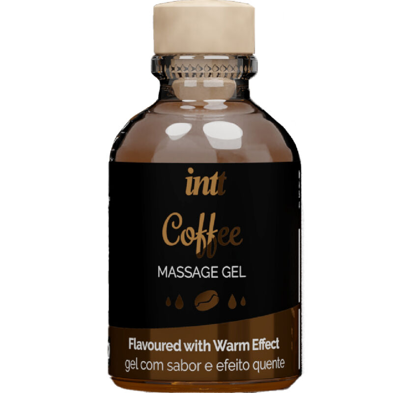 Intt Massage & Oral Sex-Gel di Massaggio Sapore e Gusto di Caffè