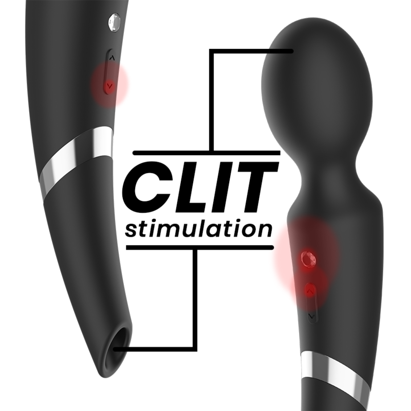Black&silver-Beck Wand e Coppa di vuoto 2-in-1 di Silicone-10 velocità 3 Black&silver-Beck Wand e Coppa di vuoto 2-in-1 di Silicone-10 velocità — BLACK&SILVER · Vibratori (imaginea 3)