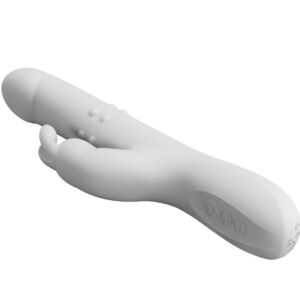 High Tech-Reese Vibratore con Rotazione Argento-Silicone, 12 velocità — PRETTY LOVE · Vibratori (imaginea 9)