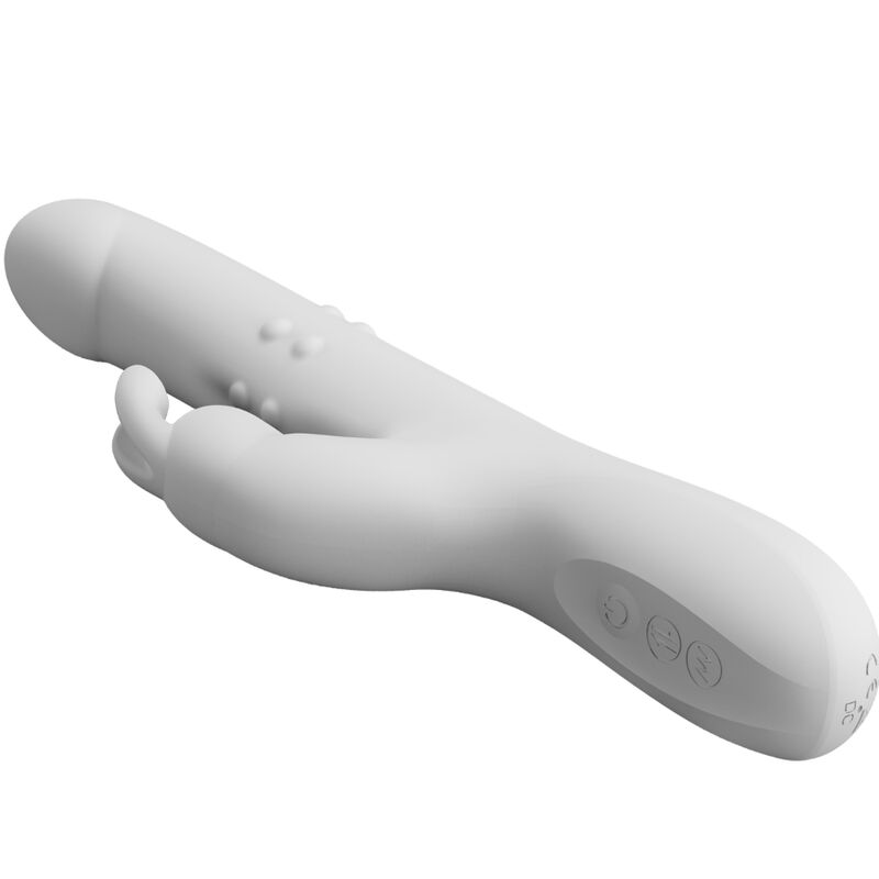 High Tech-Reese Vibratore con Rotazione Argento-Silicone, 12 velocità — PRETTY LOVE · Vibratori (imaginea 9)