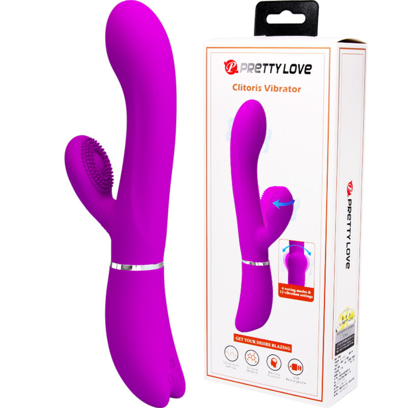 High Tech-Vibratore Stimolatore per Clitoride-Silicone, 12 velocità 2 High Tech-Vibratore Stimolatore per Clitoride-Silicone, 12 velocità — PRETTY LOVE · Vibratori (imaginea 2)