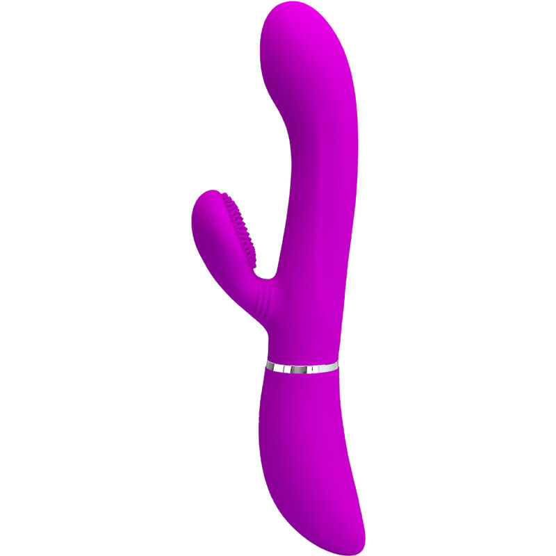 High Tech-Vibratore Stimolatore per Clitoride-Silicone, 12 velocità