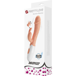 High Tech-Vibratore Coniglietto di Pasqua con Stimolatore-TPR, 12 velocità — PRETTY LOVE · Vibratori (immagine 8)