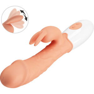 High Tech-Vibratore Coniglietto di Pasqua con Stimolatore-TPR, 12 velocità — PRETTY LOVE · Vibratori (immagine 5)