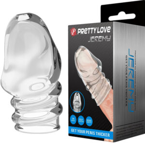 For Him-Jeremy Guaina Addensatore per Pene Trasparente-Bottiglia — PRETTY LOVE · Anelli & Guaine per pene (imaginea 9)