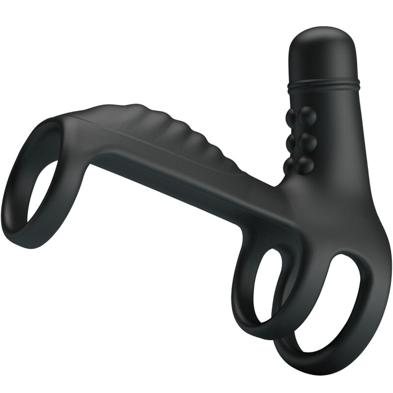 For Him-Guaina Estensione elastica in silicone morbido-10 velocità 1 For Him-Guaina Estensione elastica in silicone morbido-10 velocità — PRETTY LOVE · Anelli & Guaine per pene