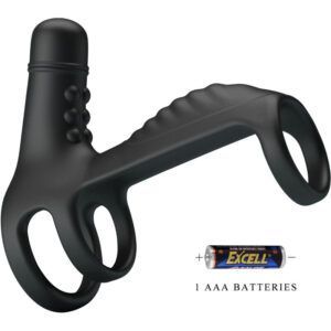 For Him-Guaina Estensione elastica in silicone morbido-10 velocità — PRETTY LOVE · Anelli & Guaine per pene (imaginea 5)