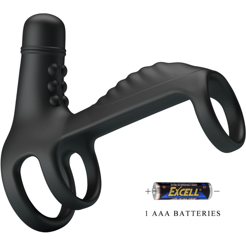 For Him-Guaina Estensione elastica in silicone morbido-10 velocità — PRETTY LOVE · Anelli & Guaine per pene (imaginea 5)