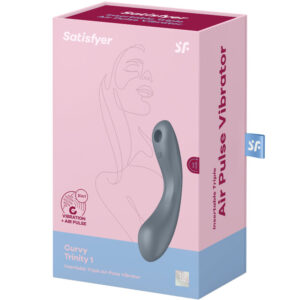 Satisfyer-Curva Trinity 1 Air Pulse Vibrazione, Silicone · Vibratori (imaginea 4)