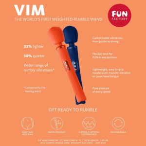Fun Factory-Vim Wand Vibratore Ponderato di Silicone · Vibratori (immagine 6)