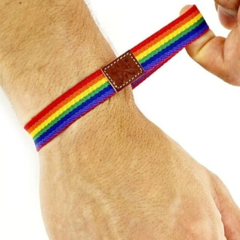 Pride-Braccialetto Boy di Gomma nei Colori dell'arcobaleno 1 Pride-Braccialetto Boy di Gomma nei Colori dell'arcobaleno · Articoli divertenti