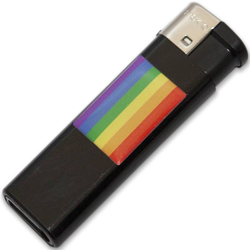 Pride-Accendino ricaricabile Nera con bandiera Lgbt-ricaricabile 1 Pride-Accendino ricaricabile Nera con bandiera Lgbt-ricaricabile · Articoli divertenti
