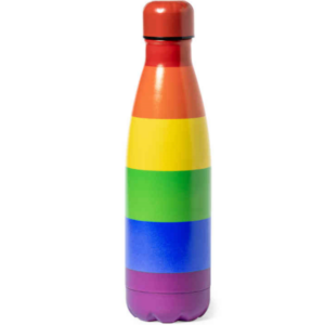 Pride-Termos in metallo per acqua calda con bandiera Lgbt