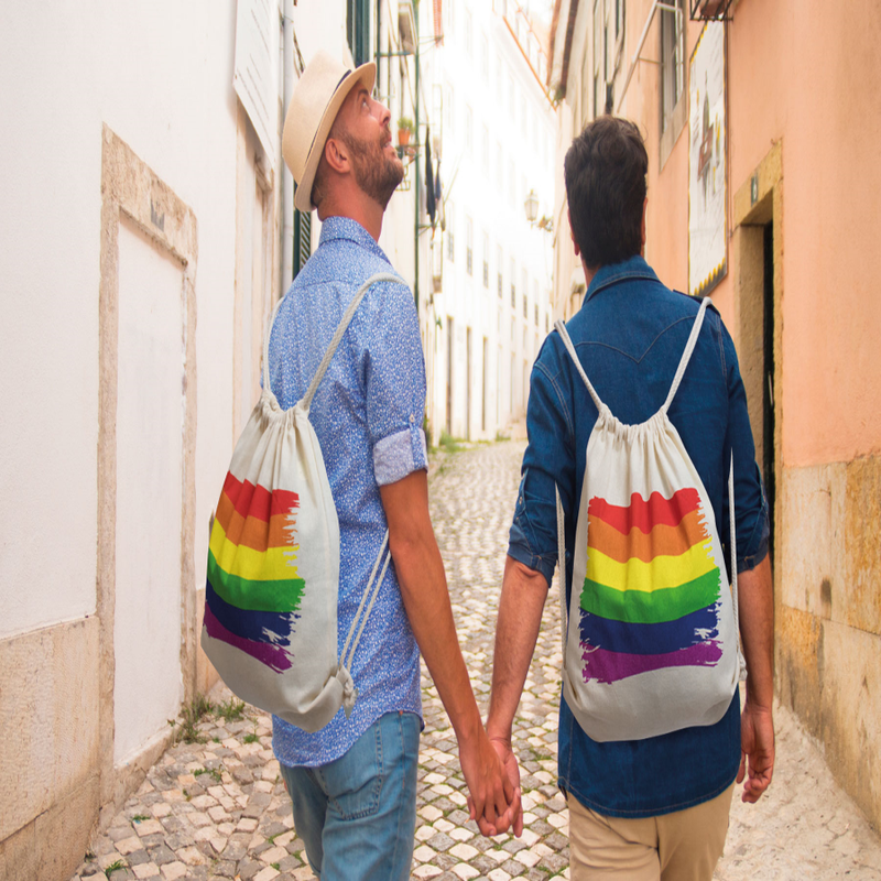 Pride-Zaino in Cotone Bandiera LGBT 2 Pride-Zaino in Cotone Bandiera LGBT · Articoli divertenti (imaginea 2)