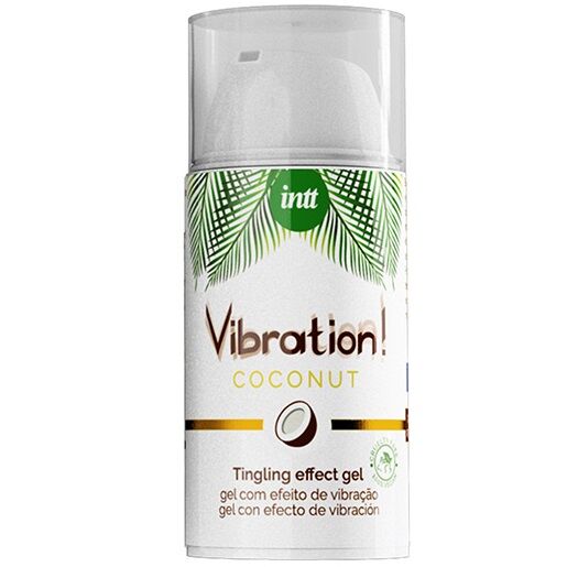Intt Vegan Line-Gel Vibrante Stimolante Vegano con Aroma di Cocco